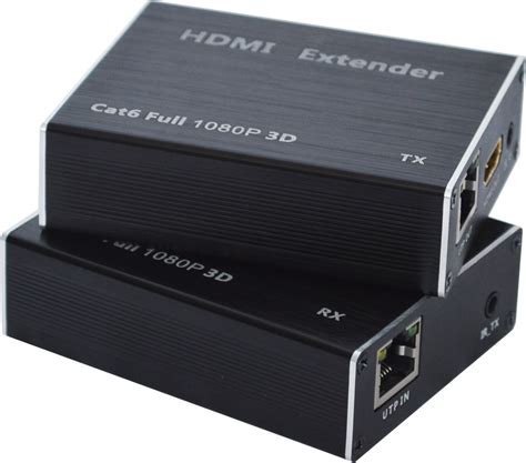 198FT 60m HDMI Extender Over Single Cat 5E 6 With IR IWATCHER PLUS