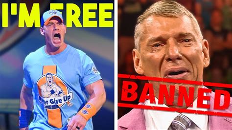 John Cena Free For Wrestlemania Wrestler Admits M Rder Vince