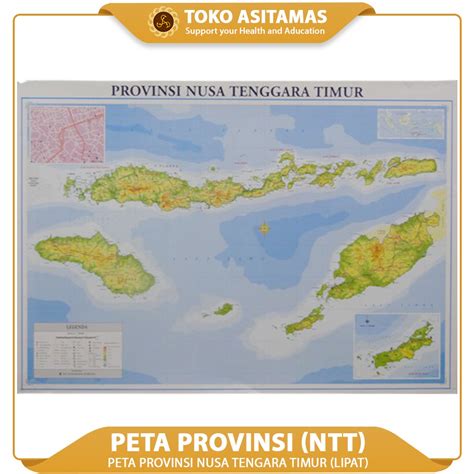 Jual Peta Provinsi Nusa Tenggara Timur Lipat Shopee Indonesia