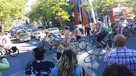 Bellingham June 2019 Naked Bike Ride Part 1 YouTube