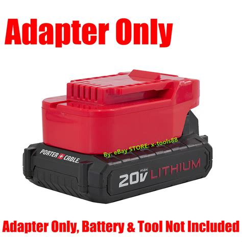 1x Adapter For Bauer 20v Tools Convert To Porter Cable 20v MAX Li Ion