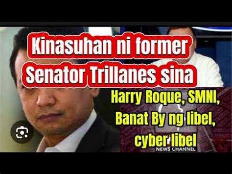 Kinasuhan Ni Former Senator Trillanes Sina Harry Roque SMNI Banat By