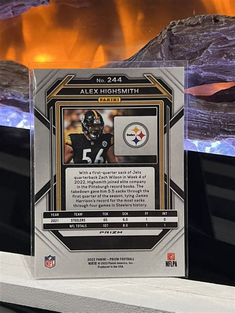 Alex Highsmith Panini Pandora Prizm Pittsburg Steelers Ebay