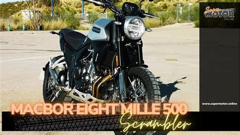 Macbor Eight Mile Scr Una Moto Incre Ble Con Estilo