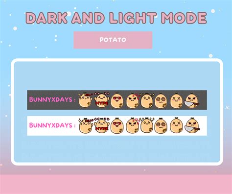 Free Potato Twitch Discord Emotes Bunnie S Ko Fi Shop Ko Fi Where