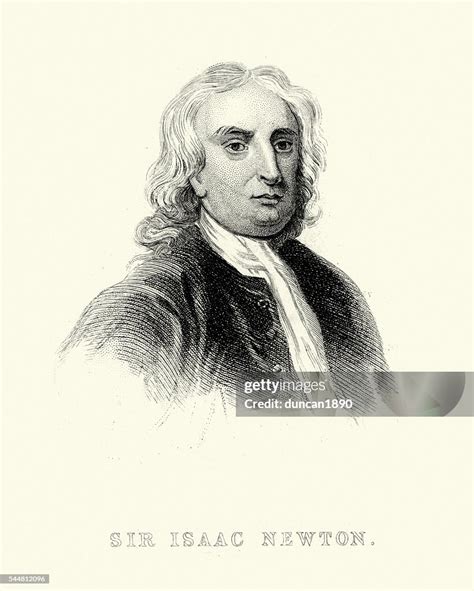 Portrait Of Sir Isaac Newton High Res Vector Graphic Getty Images