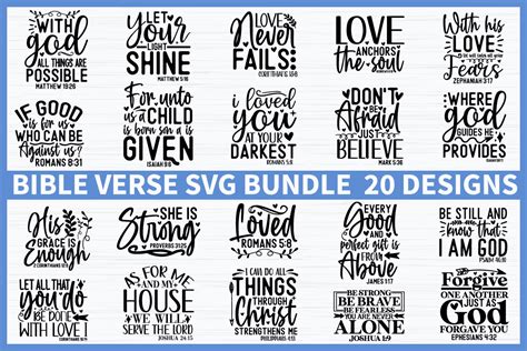 Bible Verse SVG Bundle Graphic by akazaddesign · Creative Fabrica