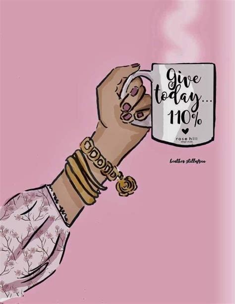 A Woman S Hand Holding A Coffee Mug With The Words Give Today On It