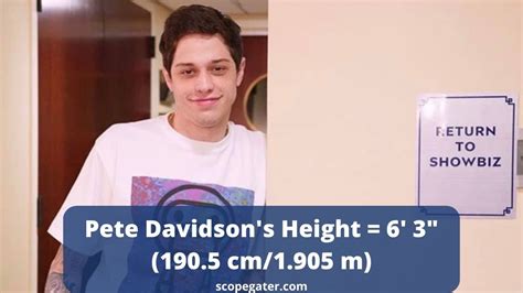 How Tall Is Pete Davidson Know Pete Davidson Height Here