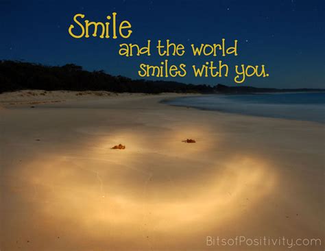 Smile And The World Smiles With You Word Art Freebie