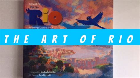 The Art Of Rio Flip Through Blue Sky Artbook Youtube