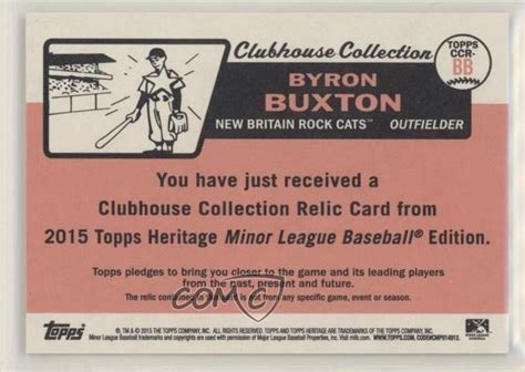 2015 Topps Heritage Minor League Edition Blue Border 50 Byron Buxton