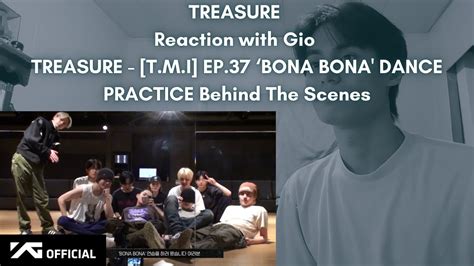 TREASURE Reaction With Gio TREASURE T M I EP 37 BONA BONA DANCE