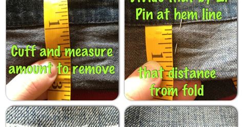 Runs for Cookies: TUTORIAL: Hemming Jeans Without Making Them Look Hemmed