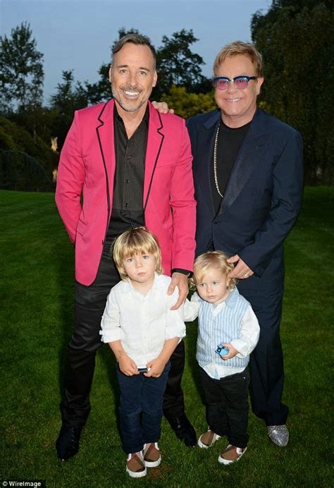 InfotainmentNaija : Sir Elton John & Husband David Pose With Their Two ...