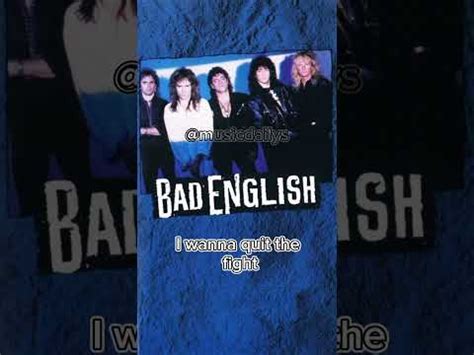 When I See You Smile Bad English Video Lyrics Musicdailys Music