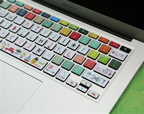 White Cute Skins Keyboard Stickers Laptop Macbook Keyboard - Etsy