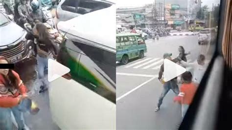 Video Viral Pengamen Ngamuk Diduga Maksa Masuk Ke Bus Pariwisata Di