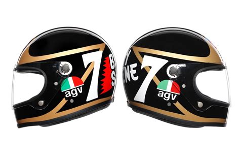 The New AGV X3000 Barry Sheene Motorcycle Helmet