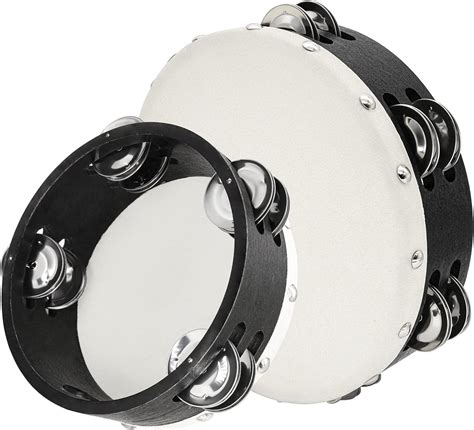 Tambourine For Adults And Kids 6 Inch And 8 Inch Wood