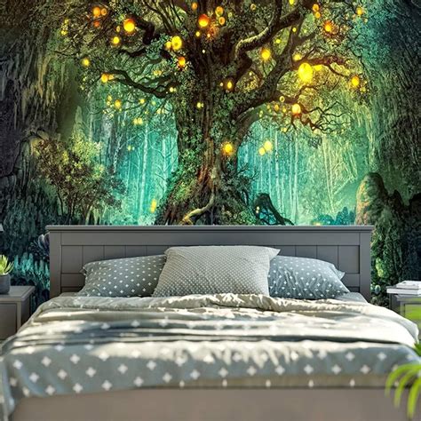 Amazon Emisk Nature Tree Tapestry Popular Wall Hanging Forest