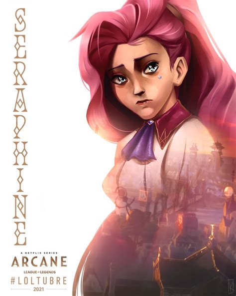 Arcane League Of Legends Seraphine 18x28 45cm70cm Canvas Print