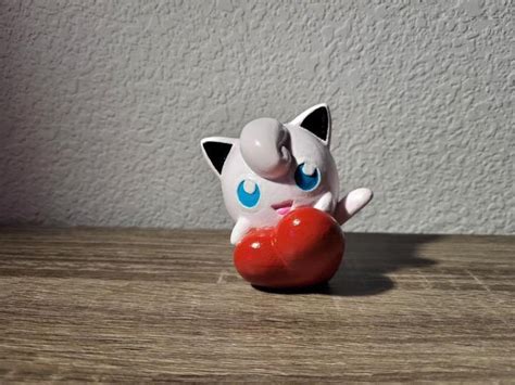 Jigglypuff With Heart 3d Printed Etsy