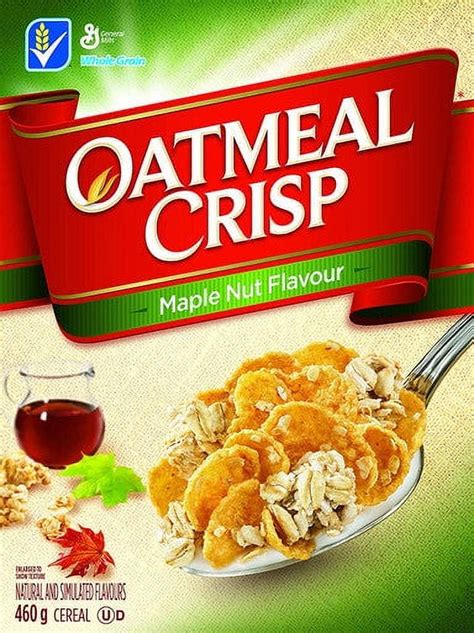 General Mills Oatmeal Crisp Maple Nut Flavour Cereal 460g 16oz 12pk Imported From Canada