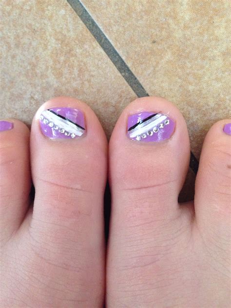 Purple Pedicure Purple Pedicure Pretty Nails Nail Designs