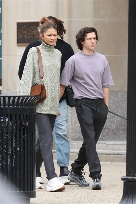 Zendaya Coleman With Tom Holland Hold Hands In Boston Gotceleb