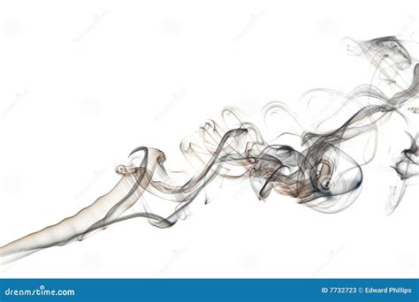 Smoke Trail On White Background Stock Photos - Image: 7732723