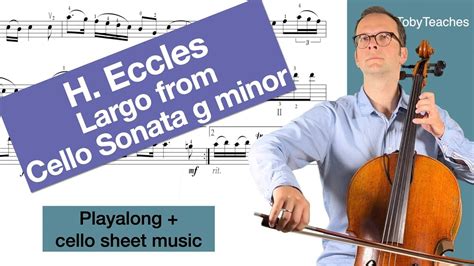 H Eccles Largo From Cello Sonata In G Minor Suzuki Cello Book