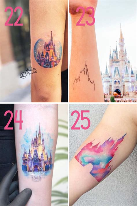 Aggregate More Than 77 Disney Castle Outline Tattoo In Cdgdbentre