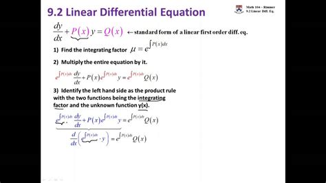 Ordinary Differential Equations