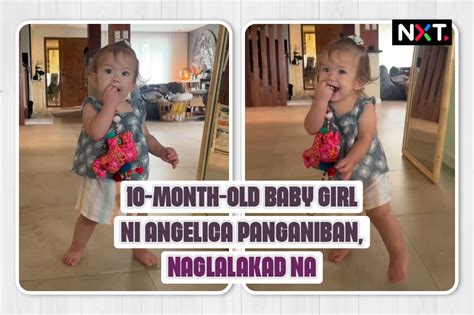 Month Old Baby Ni Angelica Panganiban Naglalakad Na Abs Cbn News