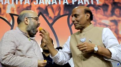 Amit Shah, L K Advani, Rajnath Singh celebrate BJP’s remarkable win ...