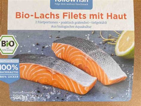 Followfish Bio Lachs Filets Mit Haut Kalorien Neue Produkte Fddb