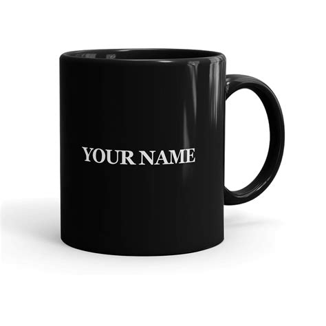 Gutfeld Logo Personalized Black Mug 11oz