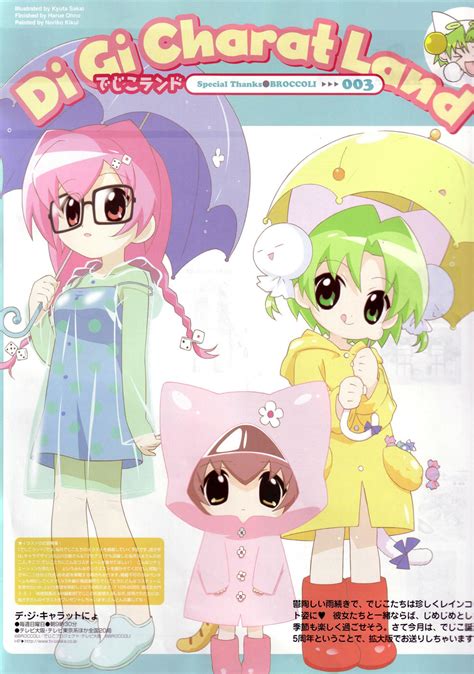 Usada Hikaru Dejiko And Puchiko Di Gi Charat And 1 More Drawn By