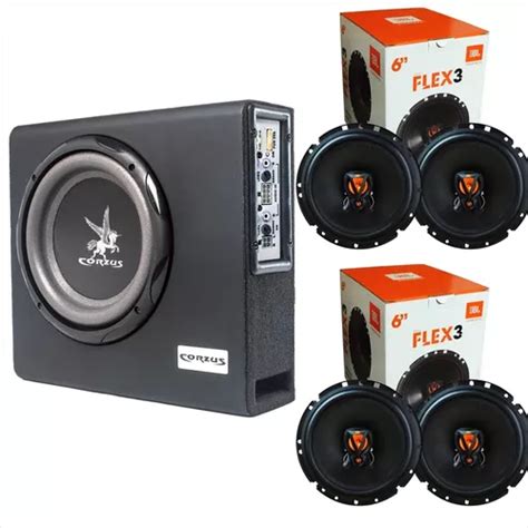 Kit Caixa Corzus Cxs Mini Slim Alto Falantes Jbl Frete Gr Tis