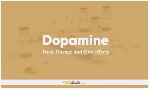 Dopamine Dose For Dogs And Cats Vet Drugs List