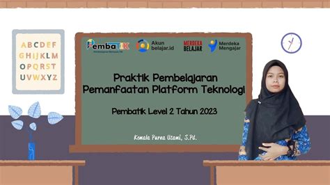 Tugas Akhir Pembatik Level Tahun Pembelajaran Berdiferensiasi