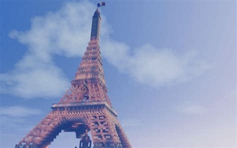 Minecraft Eiffel Tower Blueprints