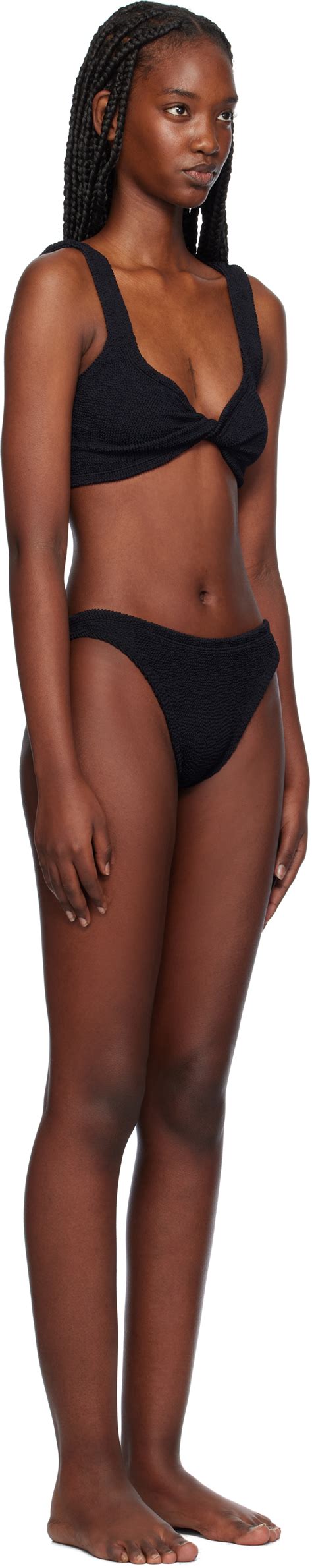Hunza G Black Juno Bikini Modesens