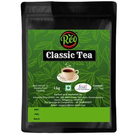 Ctc Reo Nilgiri Classic Tea Kg Granules Grade Blended At Rs Kg