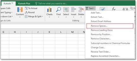 How To Remove Whitespace After Text In Excel