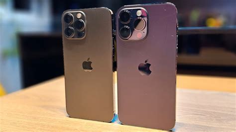 Apple Iphone 14 Pro Max vs Apple Iphone 13 Pro Max porównanie wizualne