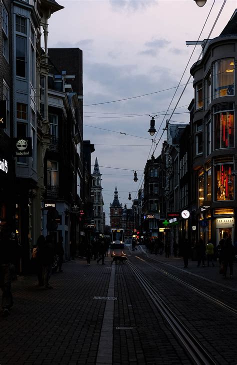 Cities Twilight City Movement Traffic Dusk Evening Street