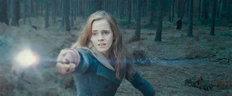 Image Hermione Battling At The Forest 001 Harry Potter Wiki