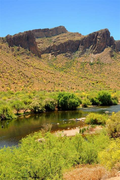 Salt River Recreation Area Arizona Stock Image - Image of desert, east ...